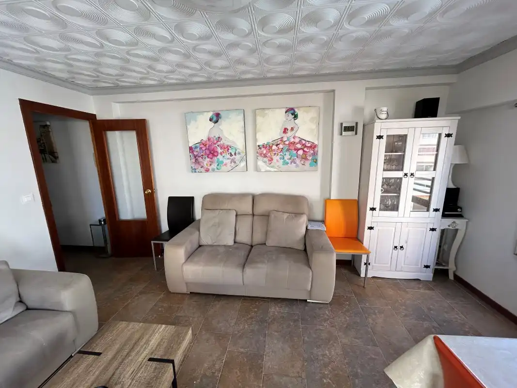 Living room of Apartments for sale in Miramar  with Air Conditioner, Terrace and Furnished