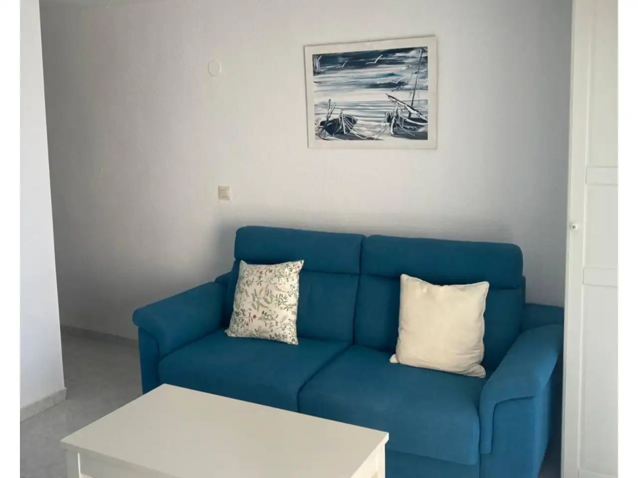 Sala d'estar de Apartament de lloguer en Almuñécar amb Terrassa i Moblat