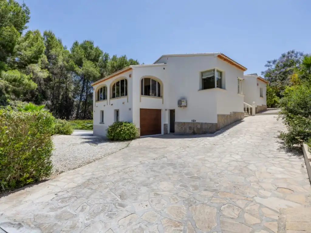 Außenansicht von Haus oder Chalet zur Miete in Jávea / Xàbia mit Heizung, Privatgarten und Terrasse