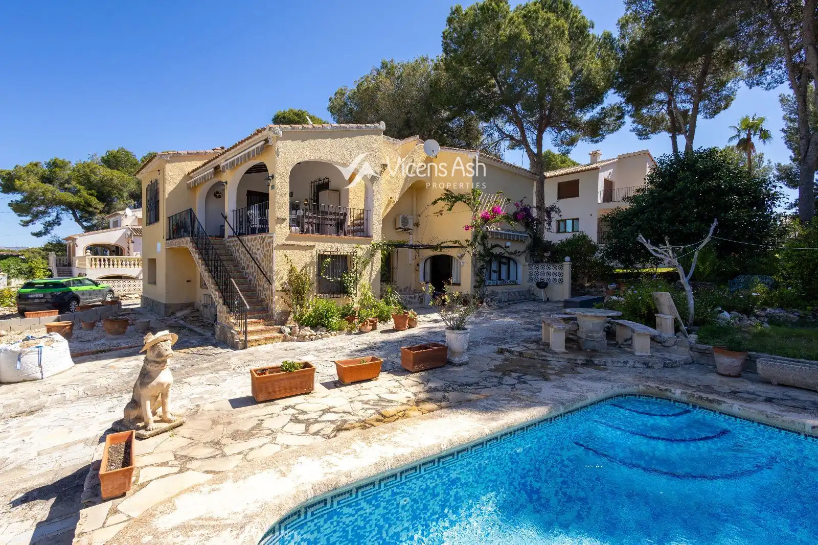 Exterior view of Houses for sale in Jávea / Xàbia  with Air Conditioner, Heating and Terrace