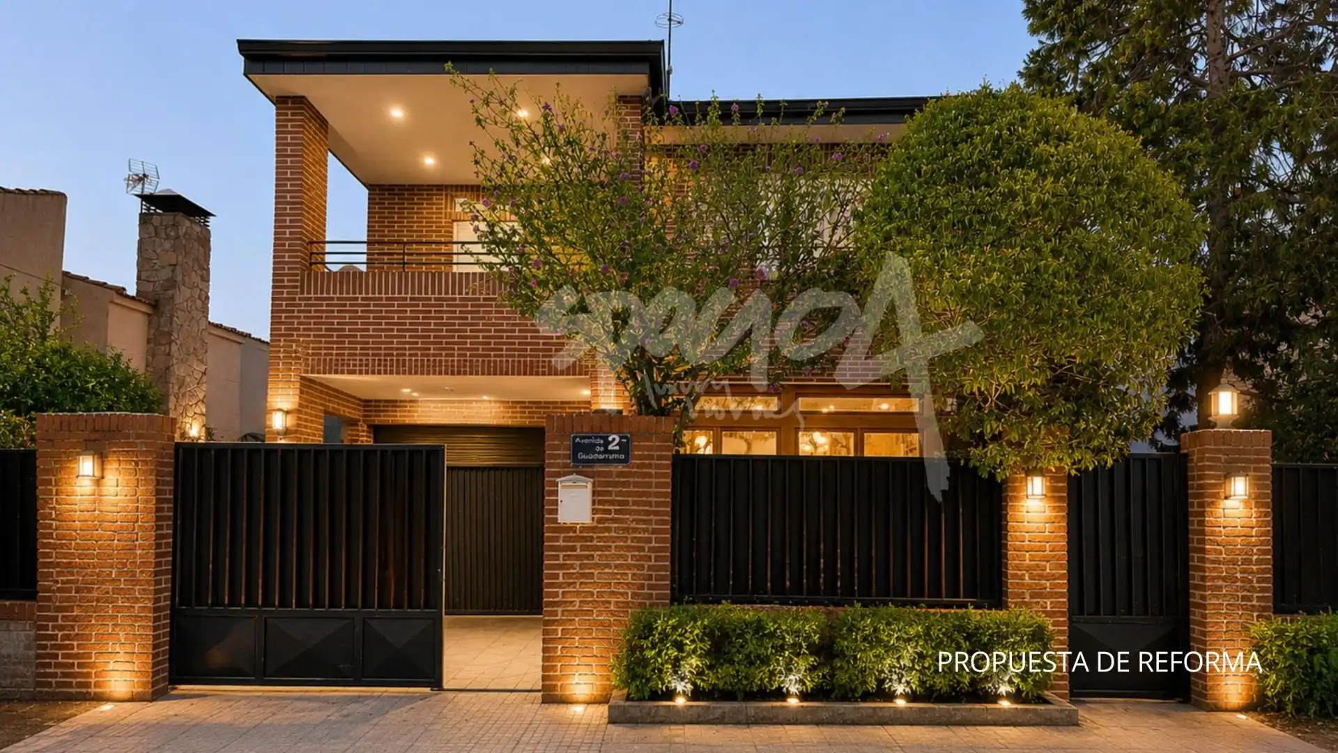Exterior view of Houses for sale in Sevilla la Nueva  with Heating, Private garden and Terrace