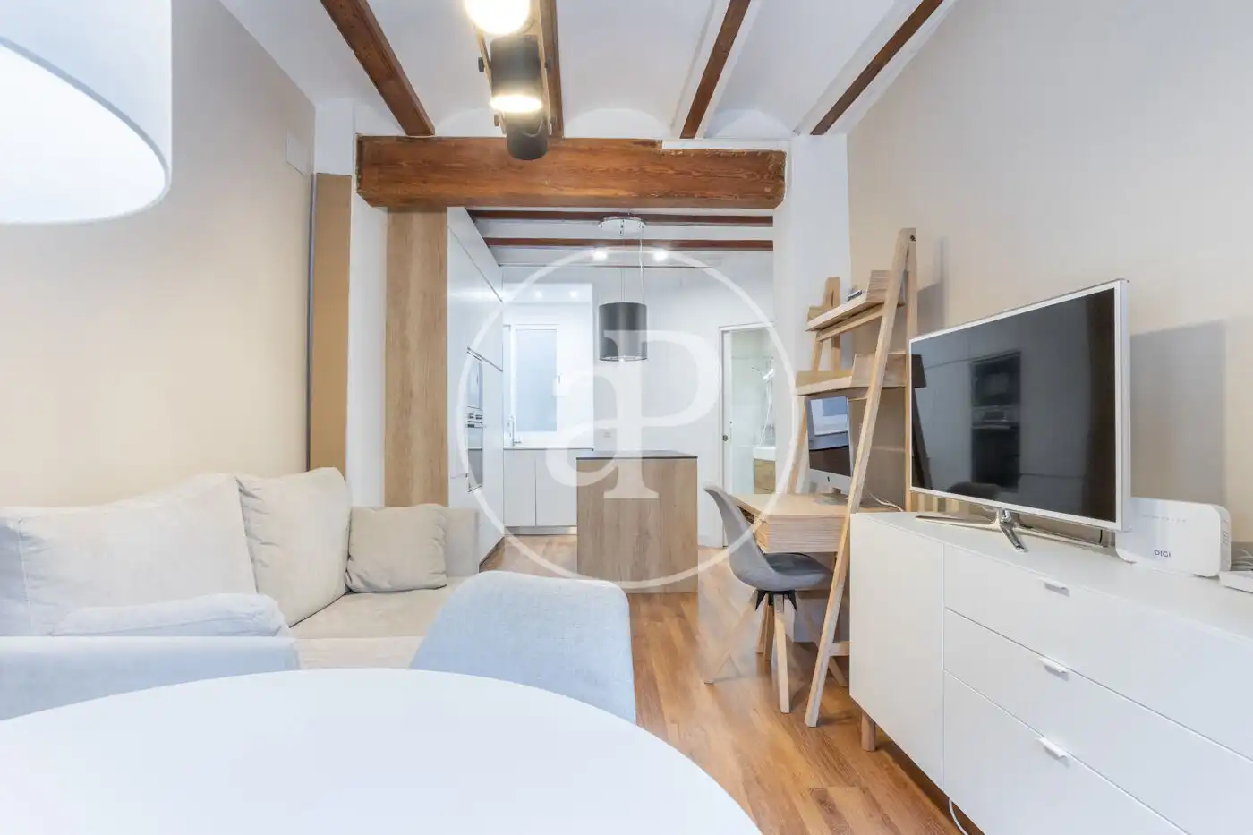 Sala de estar de Piso de alquiler en Valencia con Aire acondicionado, Calefacción y Amueblado