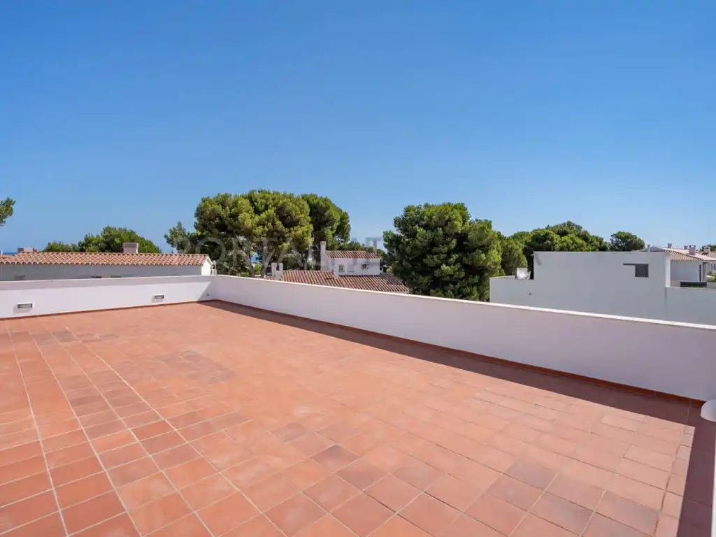 Terrassa de Casa o xalet en venda en Es Mercadal amb Jardí privat, Terrassa i Piscina