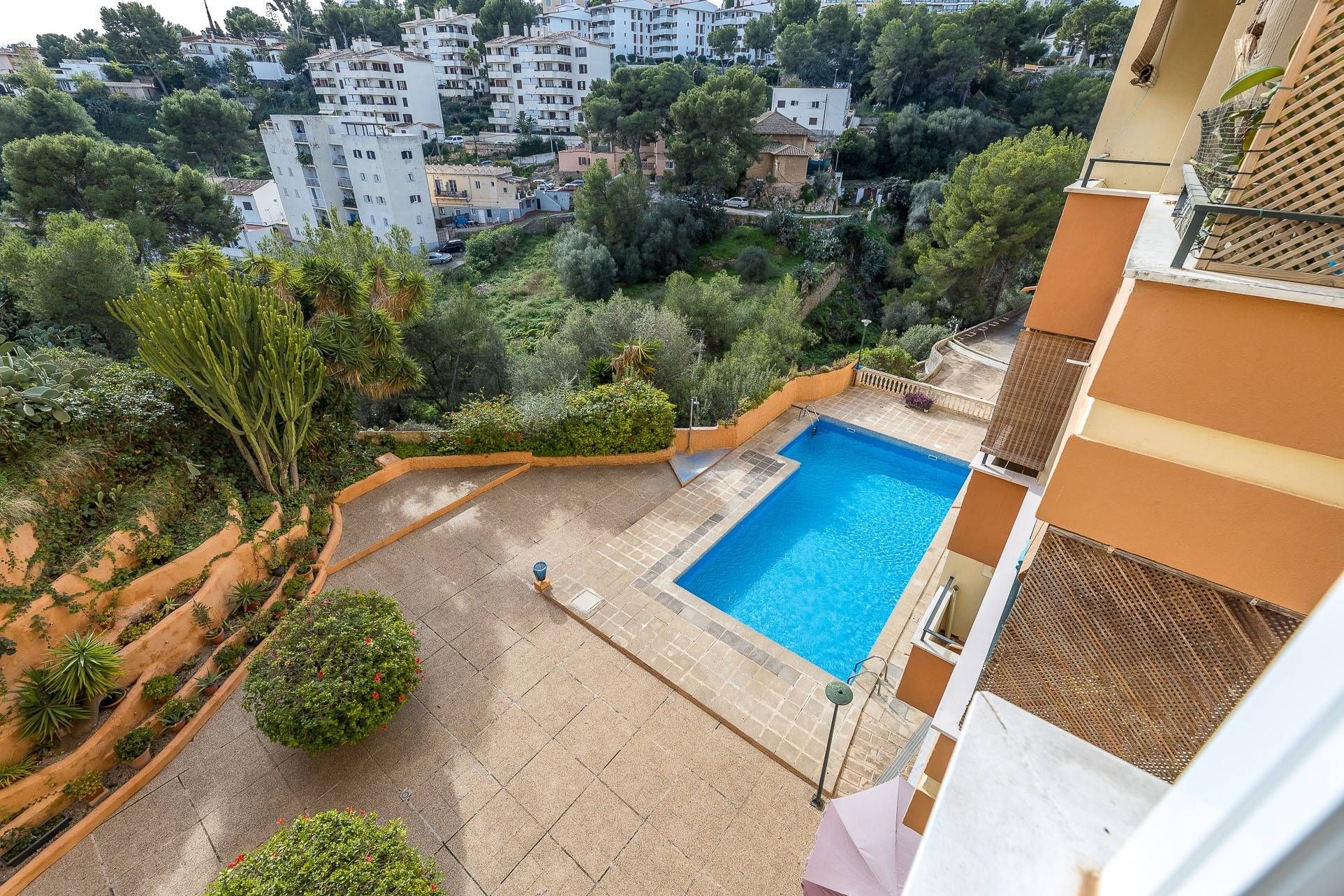 Piscina de Apartament en venda en  Palma de Mallorca amb Aire condicionat, Calefacció i Jardí privat