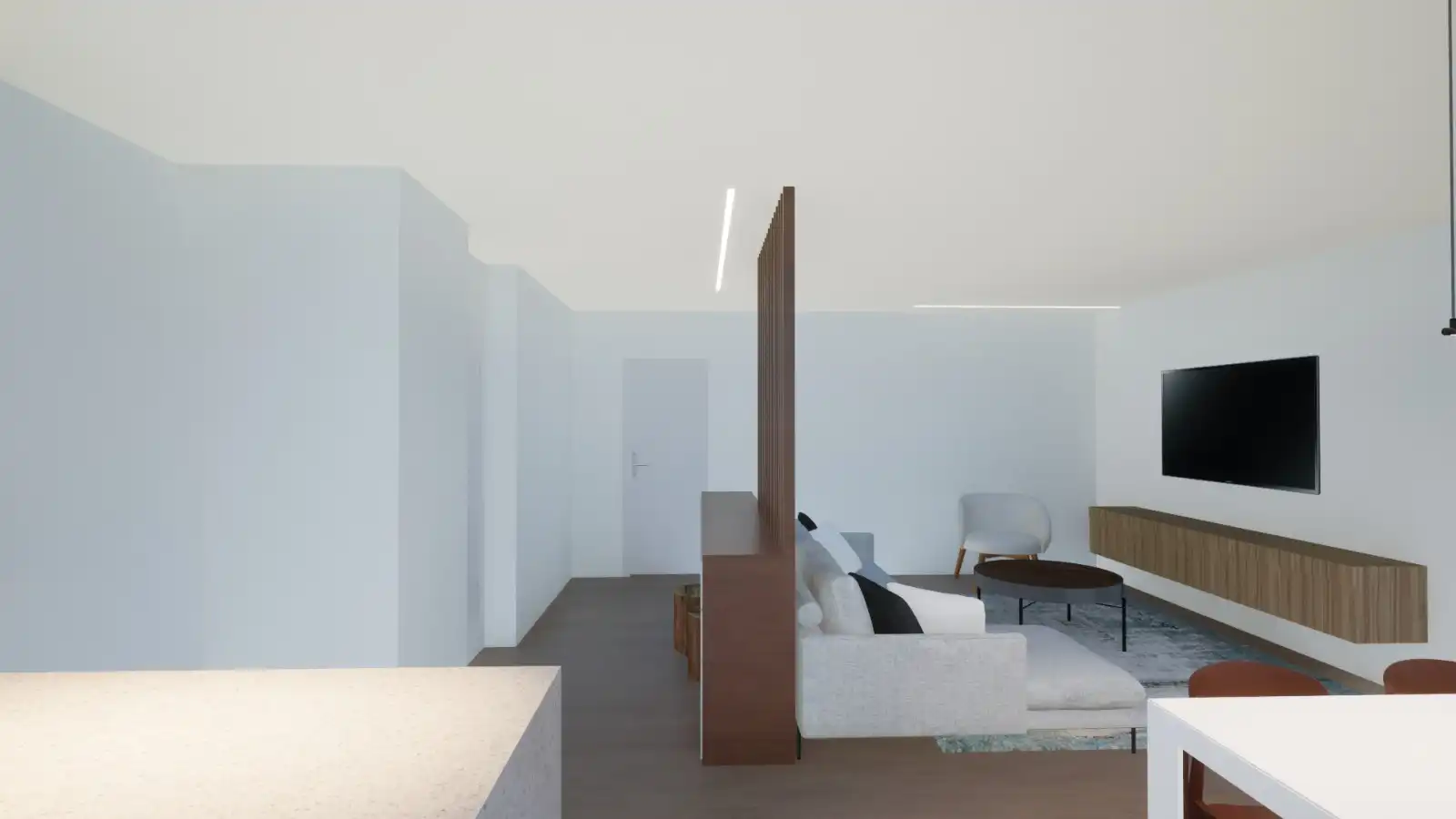 Sala de estar de Piso en venta en Lugo con Calefacción, Trastero y Balcón