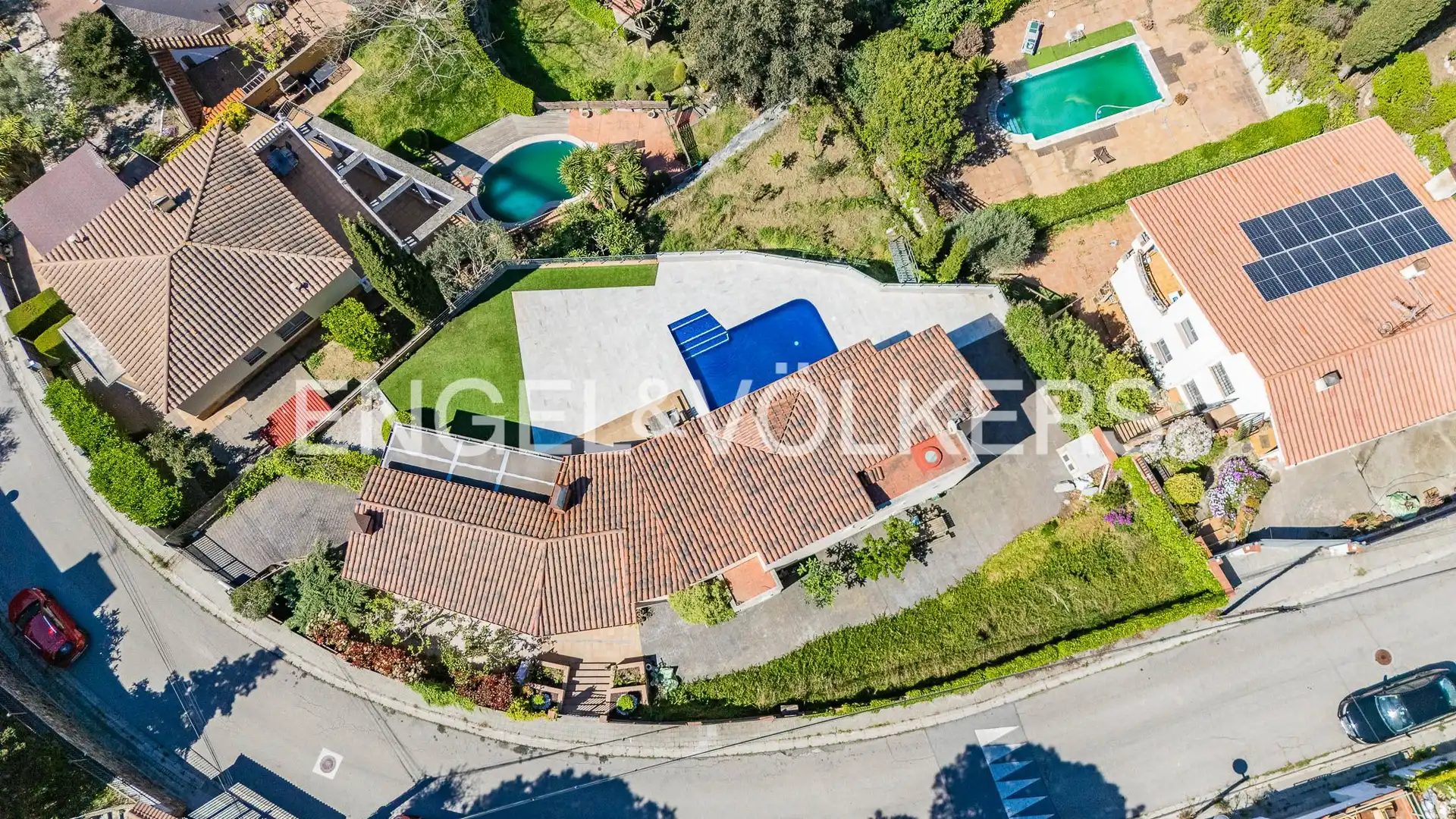 Vista exterior de Casa o xalet en venda en Sant Fost de Campsentelles amb Calefacció, Jardí privat i Parquet
