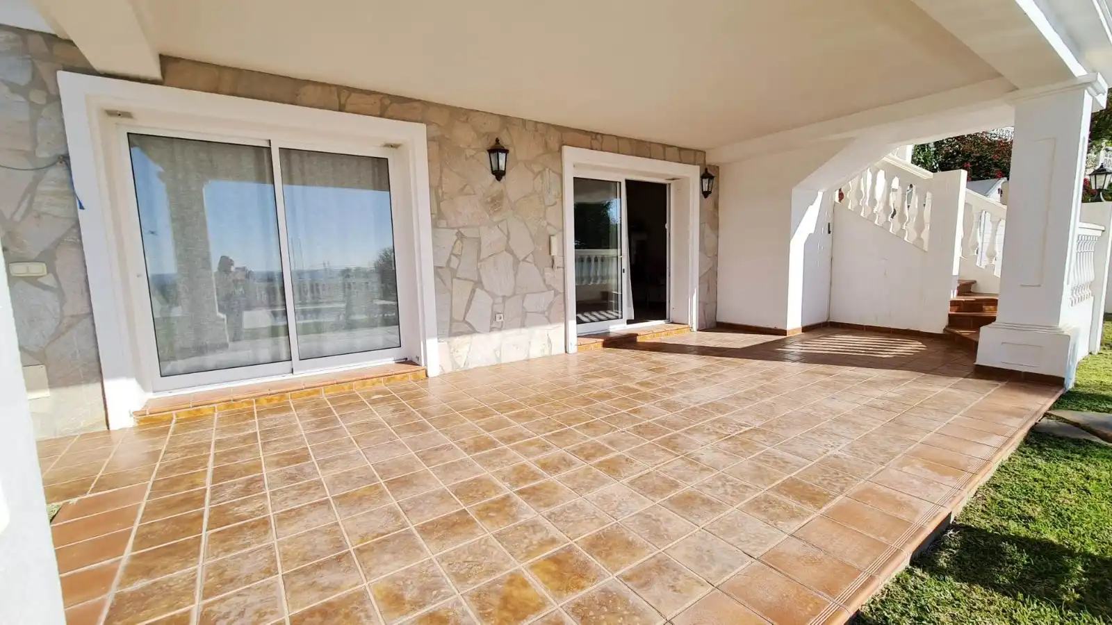 Terrassa de Casa o xalet en venda en Benalmádena amb Aire condicionat, Jardí privat i Terrassa