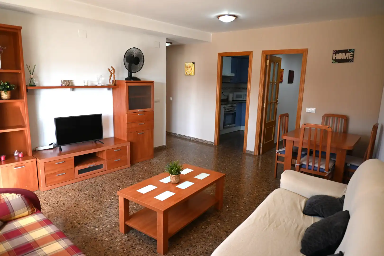 Sala de estar de Piso en venta en Sagunto / Sagunt con Aire acondicionado, Trastero y Amueblado