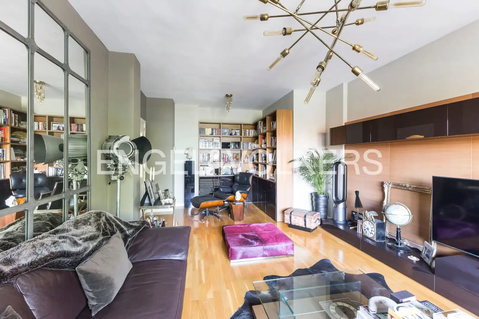 Sala de estar de Piso en venta en Madrid con Calefacción, Parquet y Terraza