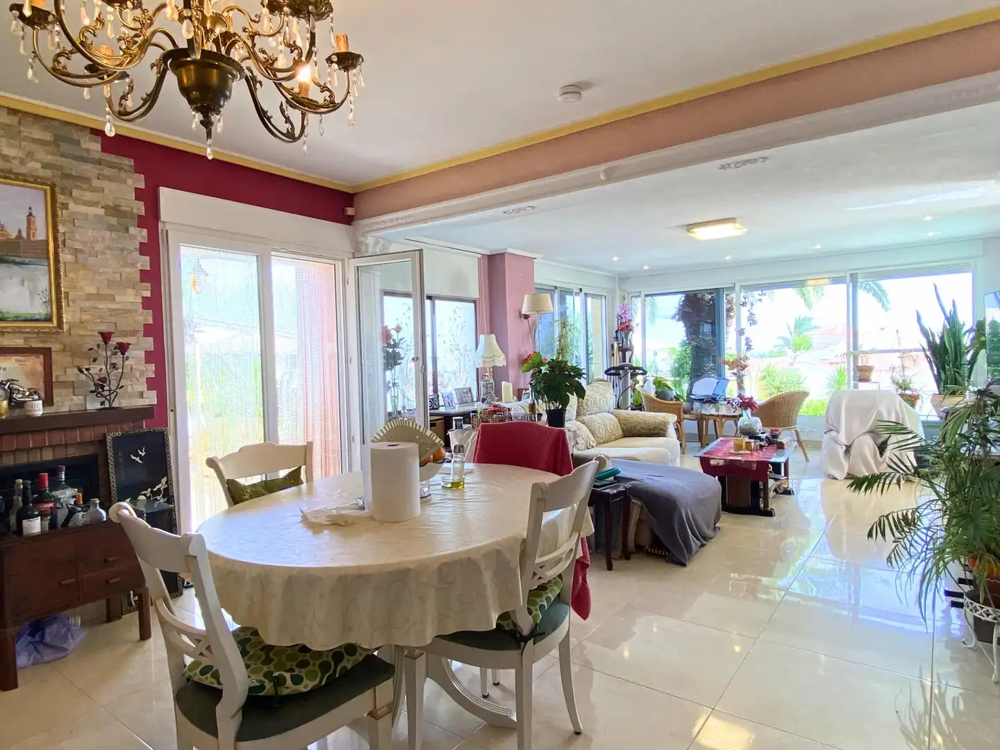 Esszimmer von Haus oder Chalet zum Verkauf in Rojales mit Klimaanlage, Heizung und Privatgarten