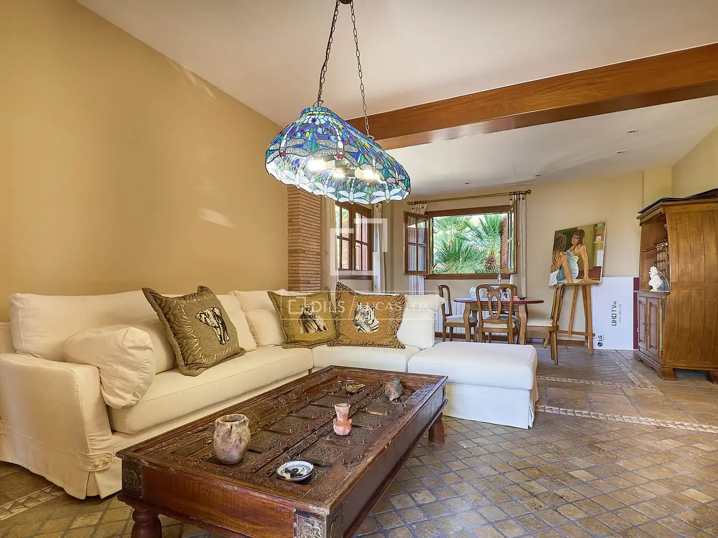 Sala de estar de Casa o chalet en venta en Cullera con Aire acondicionado, Calefacción y Jardín privado