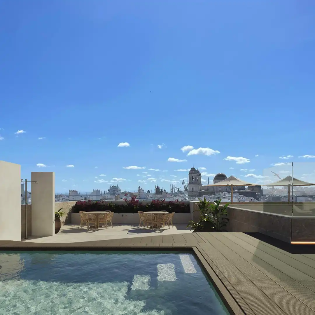 Terraza de Apartamento en venta en Cádiz