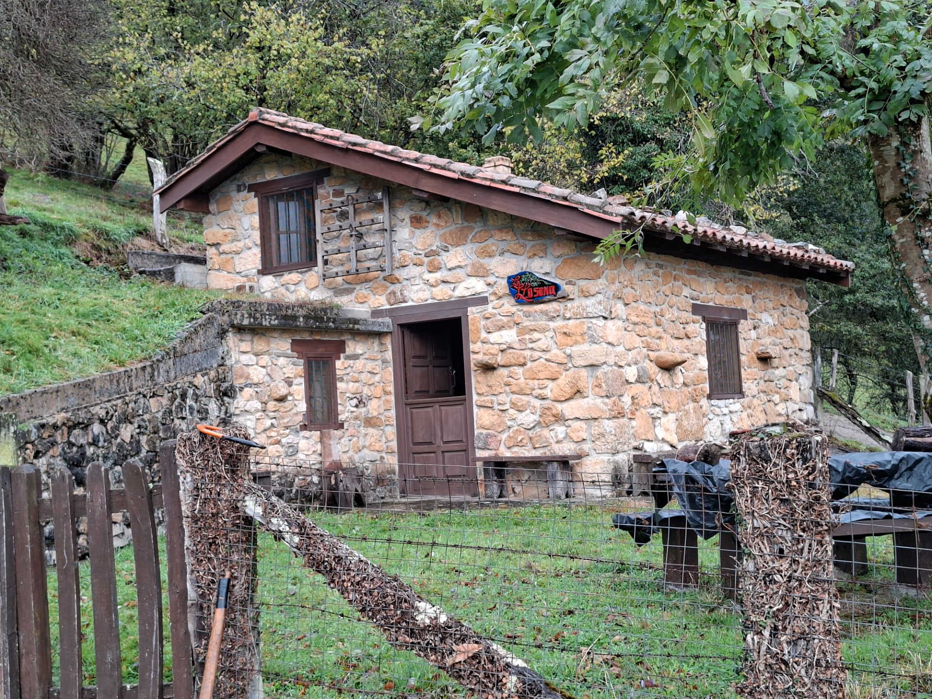 Vista exterior de Finca rústica en venta en Piloña con Amueblado