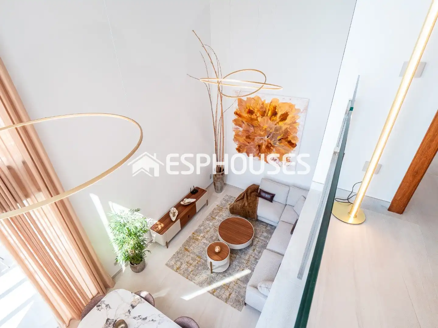 Living room of Houses for sale in Finestrat  with Air Conditioner, Terrace and Swimming Pool
