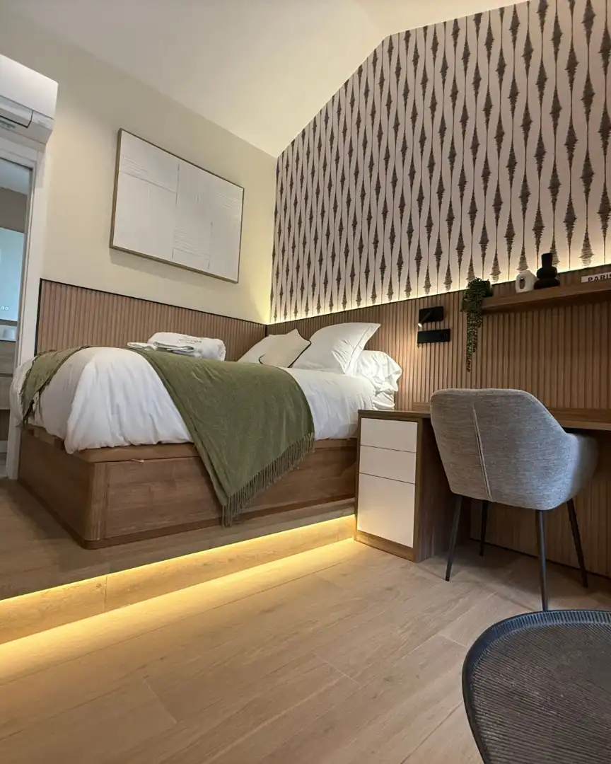 Habitación de Ático de alquiler en Madrid con Aire acondicionado, Calefacción y Terraza