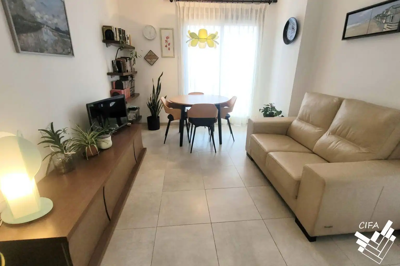 Living room of Flat for sale in Vinaròs  with Air Conditioner, Terrace and Furnished