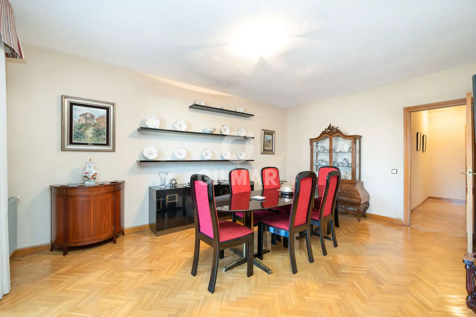 Dining room of Flat for sale in Madrid  with Heating, Private garden and Storage room