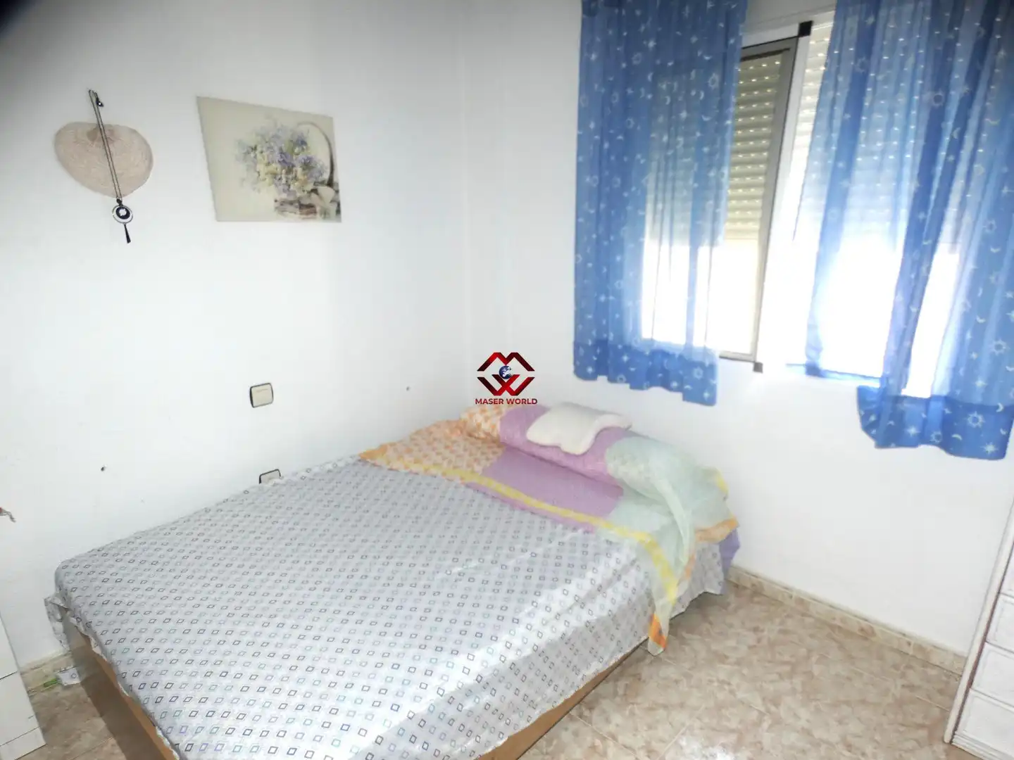 Schlafzimmer von Maisonette zum Verkauf in Mazarrón mit Klimaanlage, Terrasse und Möbliert