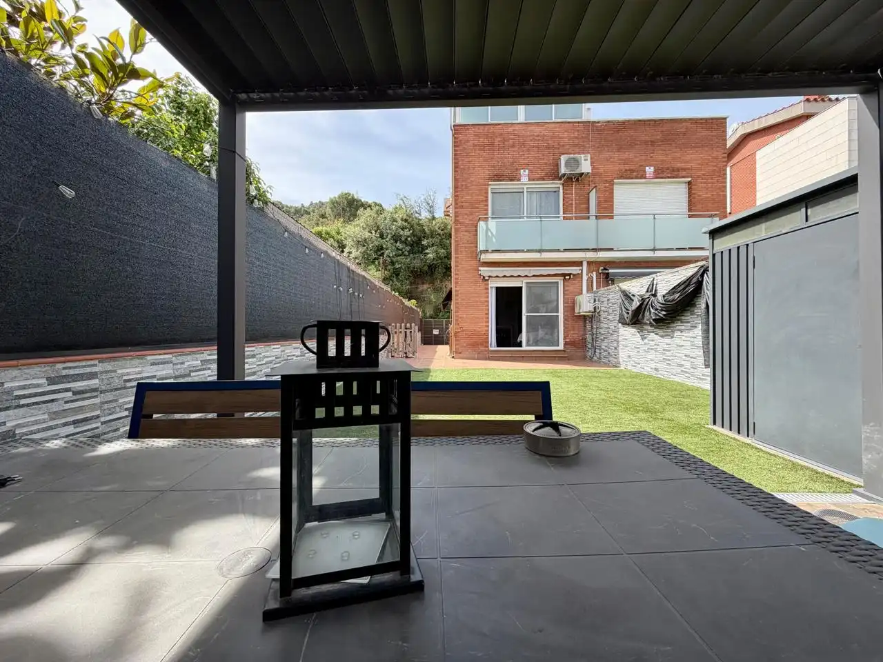 Terraza de Casa adosada en venta en Montcada i Reixac con Aire acondicionado, Calefacción y Jardín privado