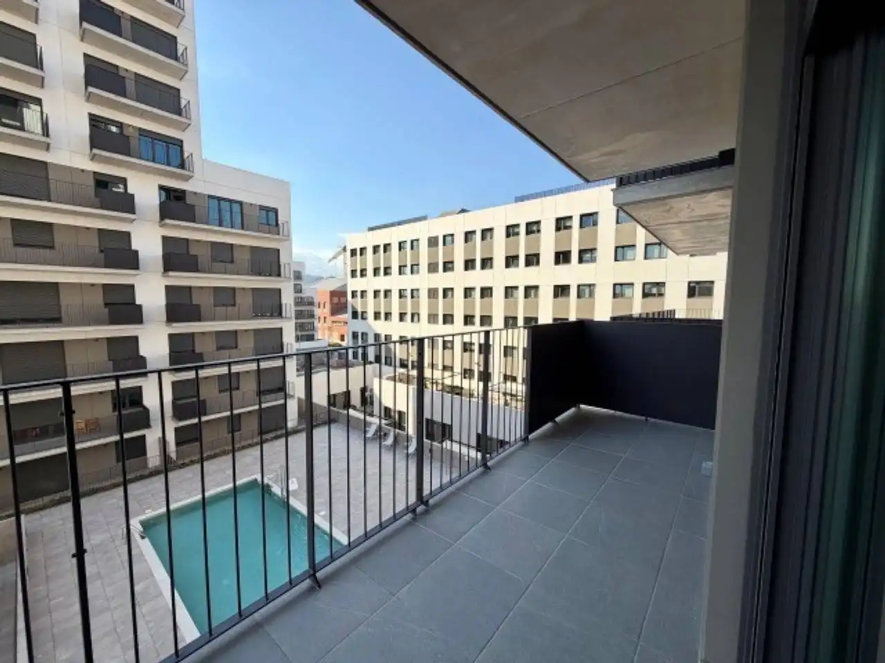 Balcony of Flat for rent in Terrassa  with Air Conditioner, Heating and Parquet flooring