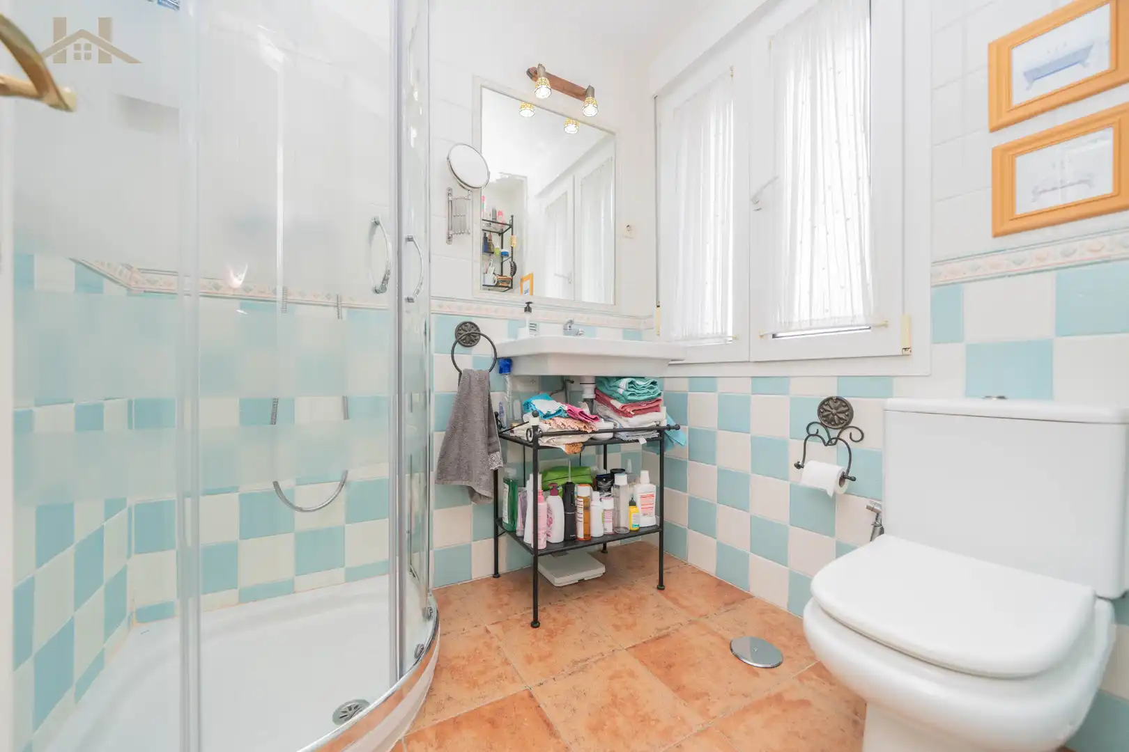 Bathroom of Houses for sale in Manzanares El Real  with Heating, Private garden and Storage room