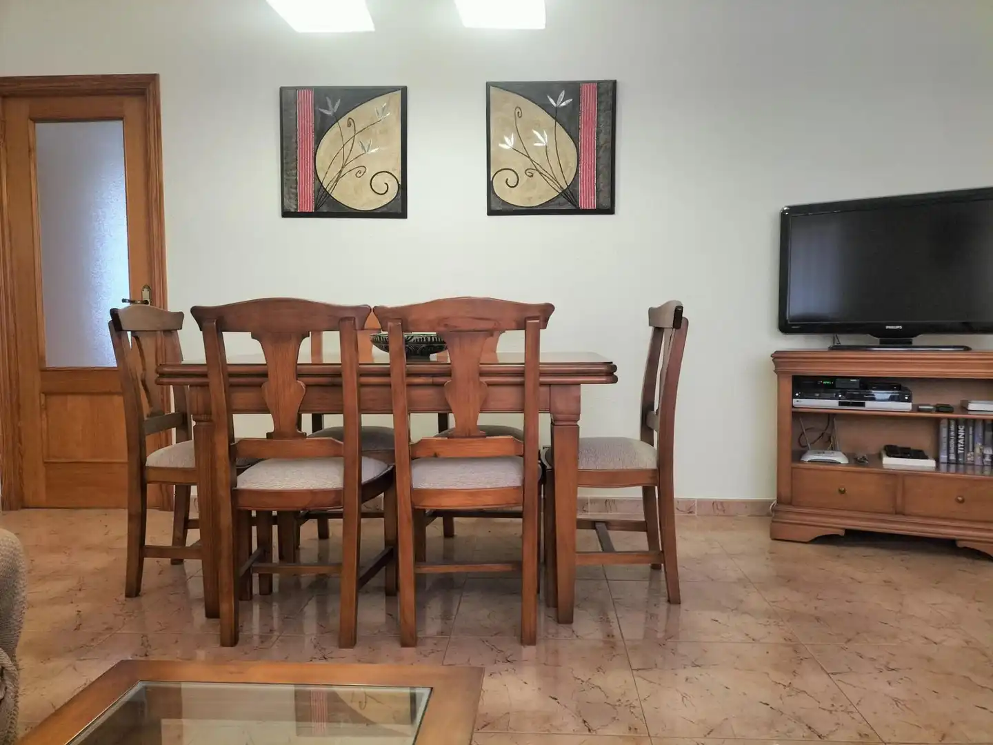 Menjador de Casa adosada en venda en Navarrés amb Aire condicionat i Terrassa