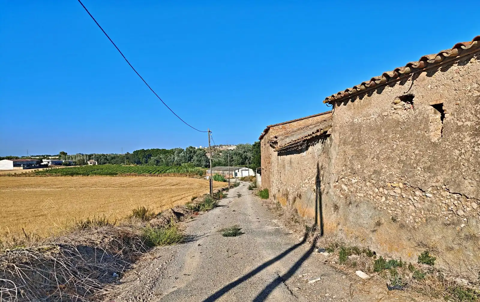 Vista exterior de Casa o xalet en venda en Pacs del Penedès amb Calefacció, Terrassa i Traster