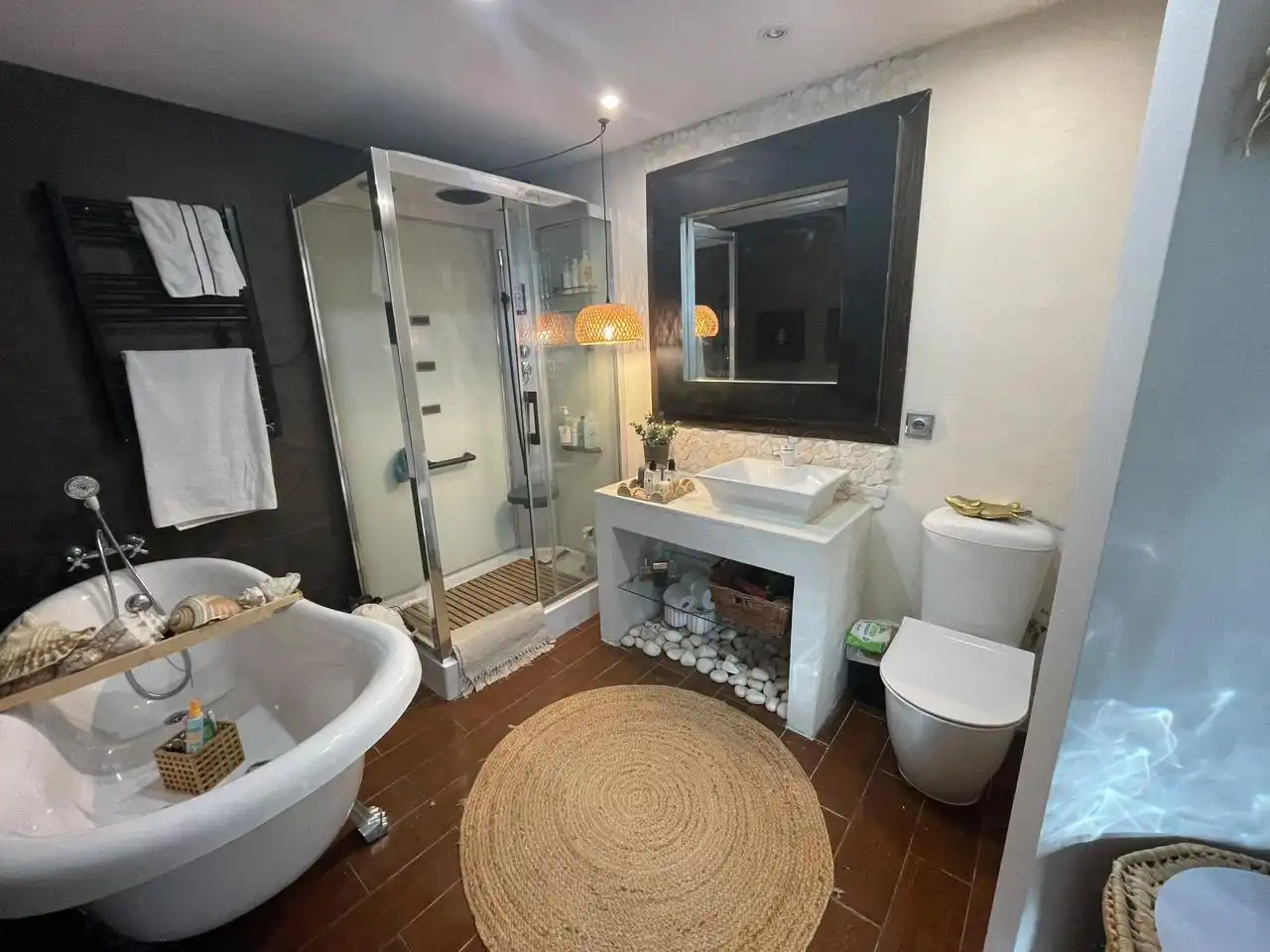 Bathroom of Attic for rent in Mutxamel  with Air Conditioner, Terrace and Furnished