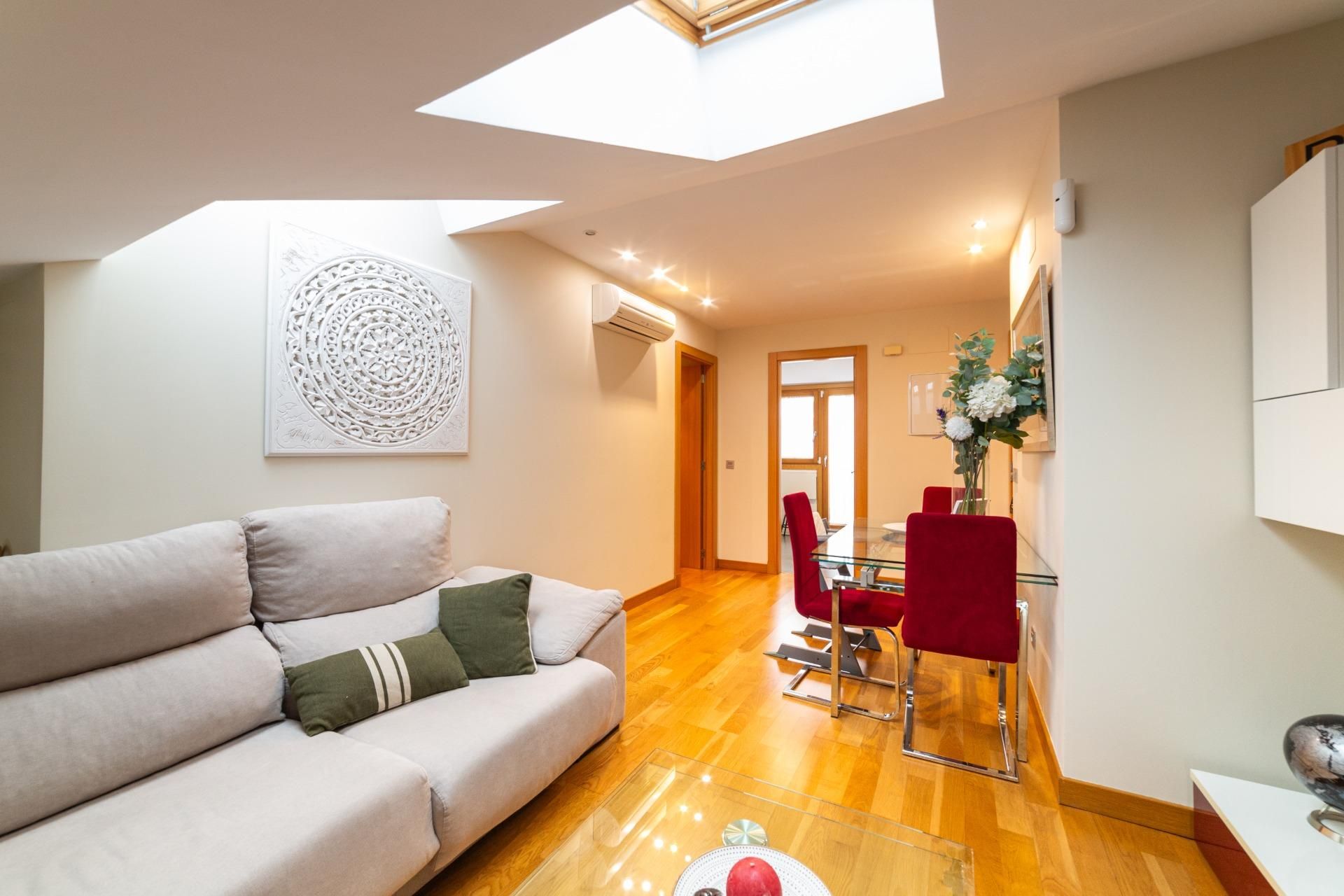 Living room of Attic for sale in Valladolid Capital  with Terrace and Storage room