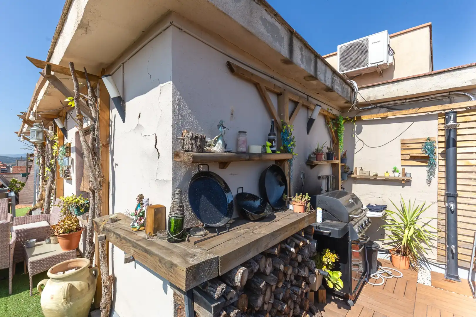 Terraza de Ático en venta en Rubí con Aire acondicionado, Calefacción y Terraza