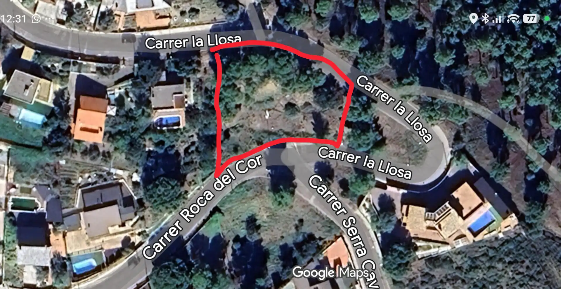 Terreno residencial en venta en Carrer la Llosa 2