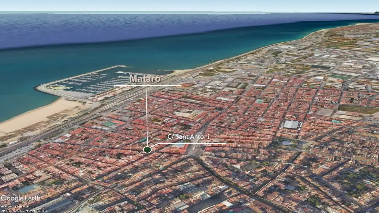 Vista exterior de Terreno en venta en Mataró