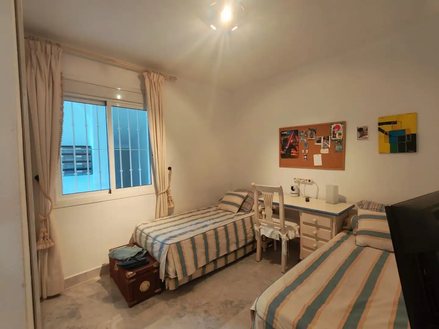 Bedroom of Apartments for rent in Marbella  with Air Conditioner, Private garden and Furnished