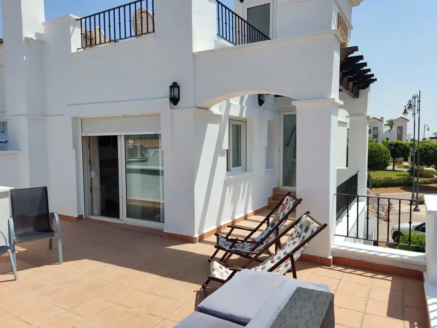 Terraza de Casa o chalet de alquiler en Torre-Pacheco con Aire acondicionado, Calefacción y Jardín privado