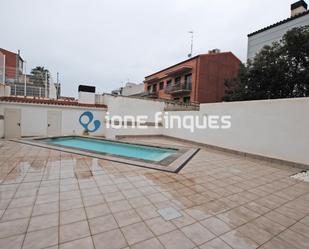 Swimming pool of Flat for sale in Granollers  with Heating, Terrace and Storage room