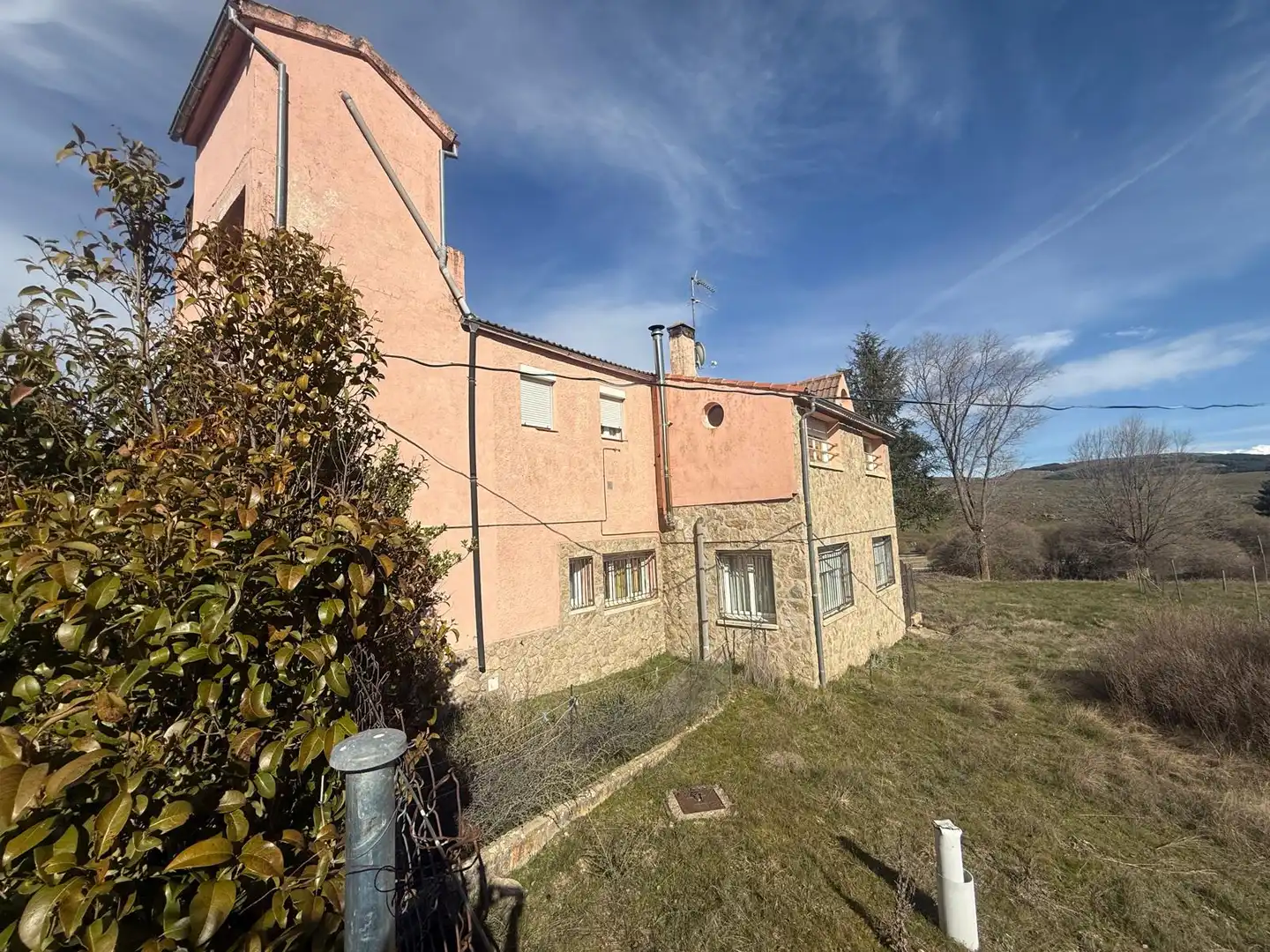 Vista exterior de Casa o chalet en venta en San Martín del Pimpollar con Calefacción, Jardín privado y Terraza