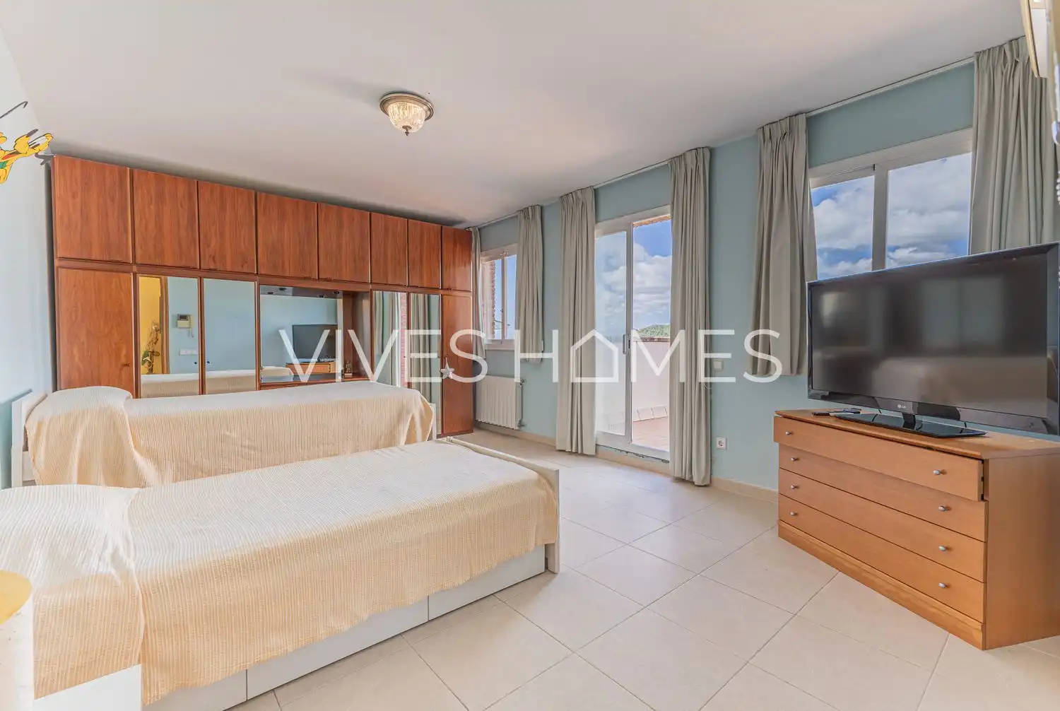 Bedroom of Houses for sale in Caldes d'Estrac  with Air Conditioner, Heating and Private garden