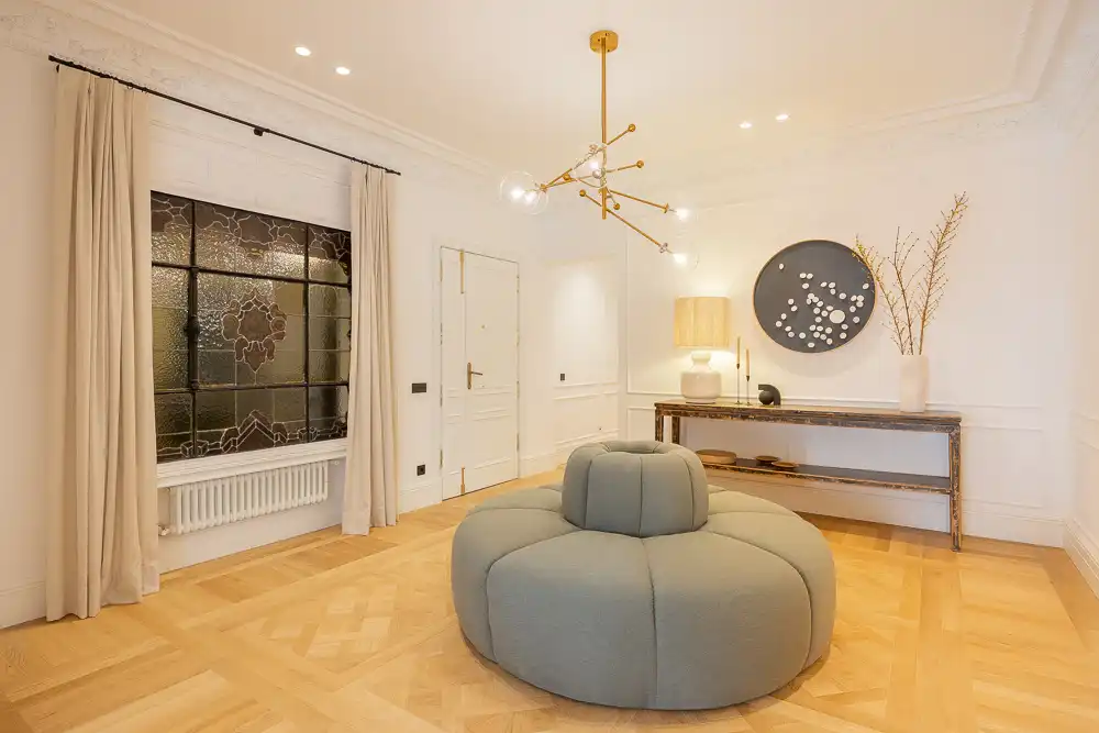 Sala de estar de Piso en venta en Madrid con Aire acondicionado, Calefacción y Parquet