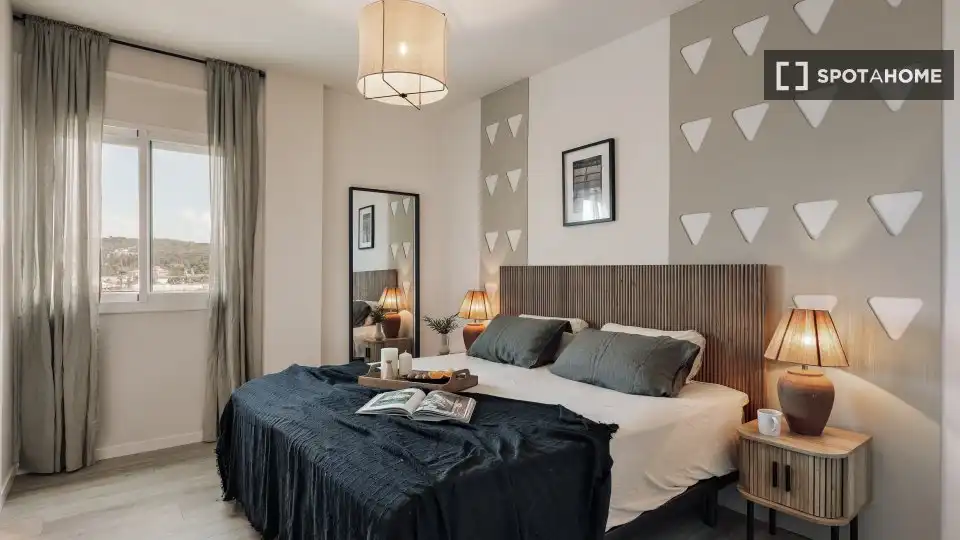 Bedroom of Flat for rent in Barcelona  with Air Conditioner, Heating and Furnished