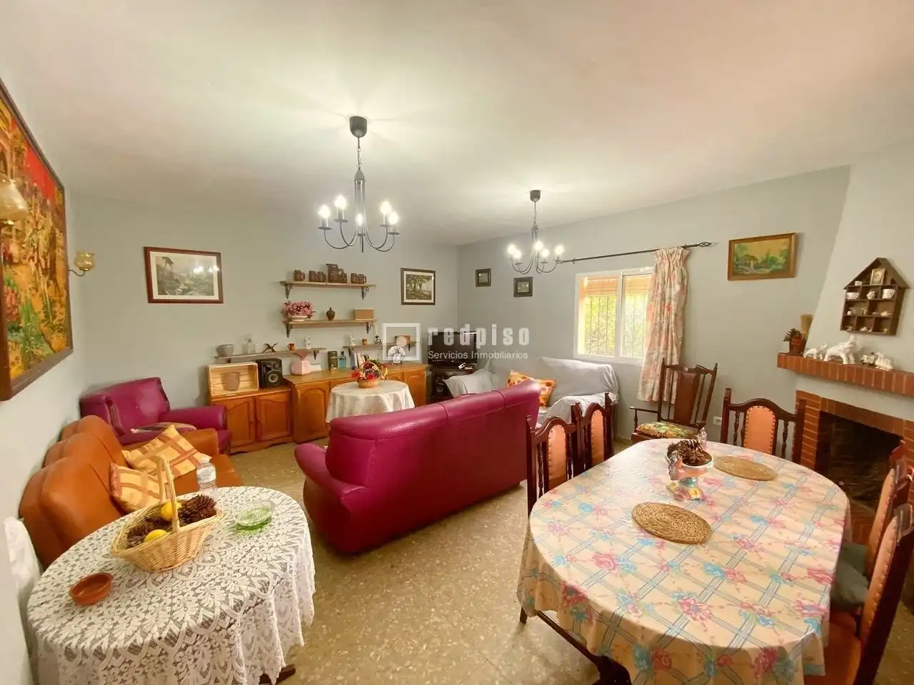Sala d'estar de Casa o xalet en venda en Alhaurín El Grande amb Terrassa i Traster