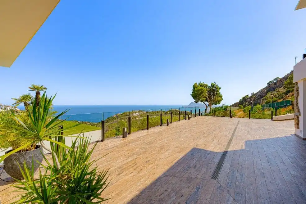 Terraza de Casa o chalet en venta en Altea con Aire acondicionado, Calefacción y Jardín privado