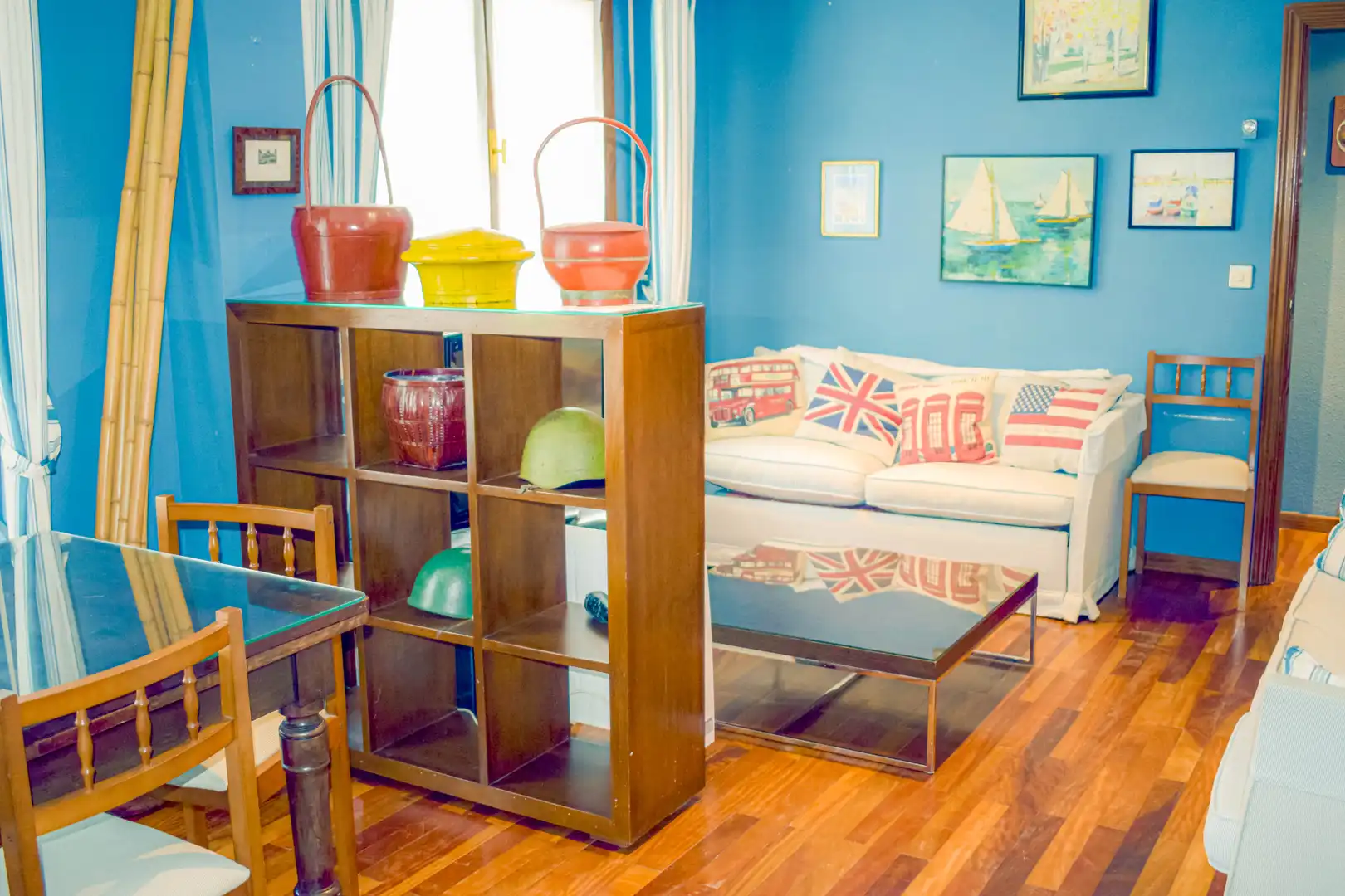 Living room of Apartments for rent to own in Santander  with Heating, Parquet flooring and Furnished