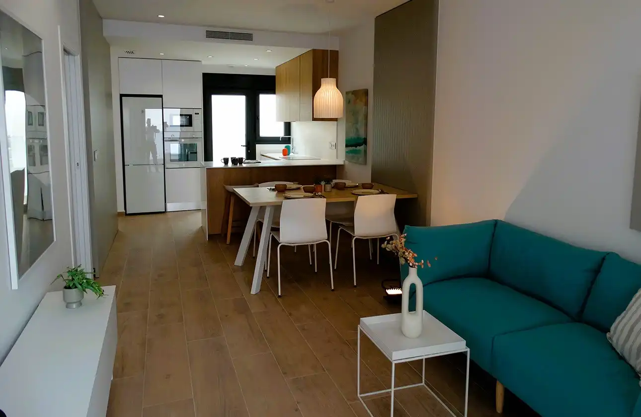 Sala de estar de Apartamento en venta en Pilar de la Horadada con Aire acondicionado, Calefacción y Terraza