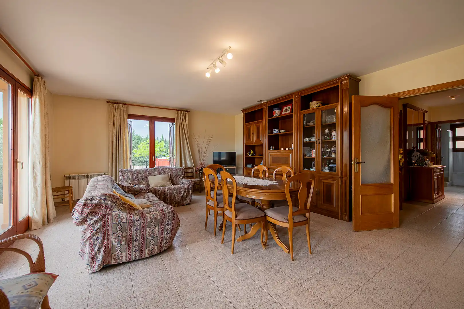 Living room of Houses for sale in Maià de Montcal  with Heating, Terrace and Storage room