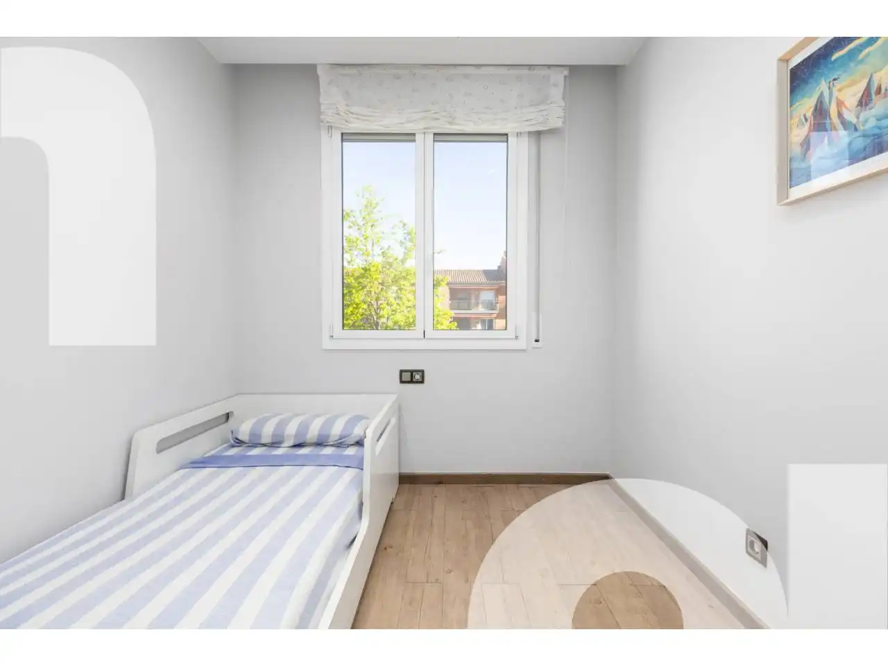 Schlafzimmer von Wohnung zum Verkauf in Les Franqueses del Vallès mit Klimaanlage, Heizung und Privatgarten