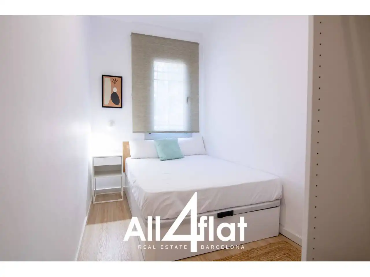 Habitación de Piso de alquiler en Barcelona con Aire acondicionado, Parquet y Amueblado
