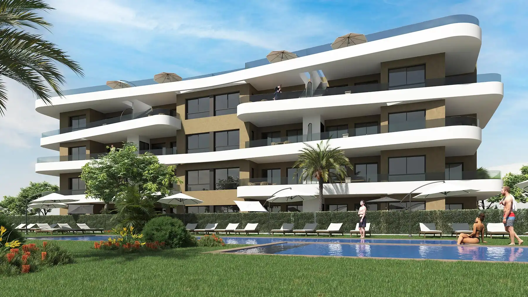 Apartamento con piscina en venta en Orihuela Costa, imagen 4