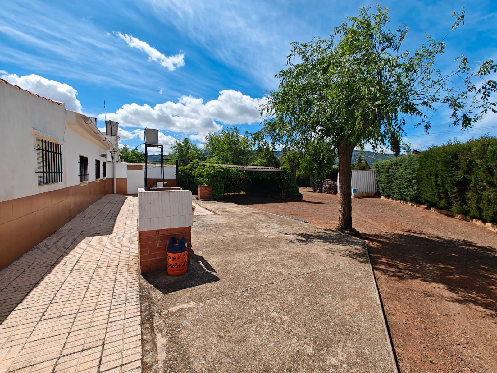 Jardín de Finca rústica en venta en Puertollano con Aire acondicionado, Jardín privado y Piscina