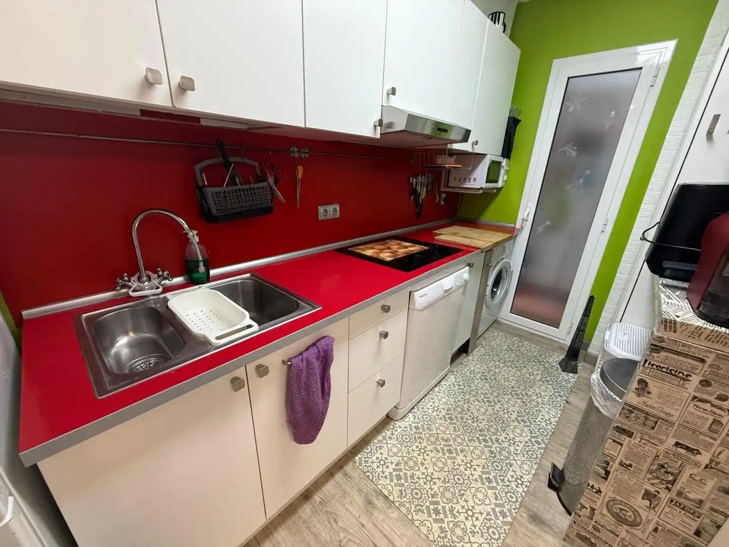 Küche von Wohnung zum Verkauf in Pineda de Mar mit Klimaanlage, Heizung und Möbliert