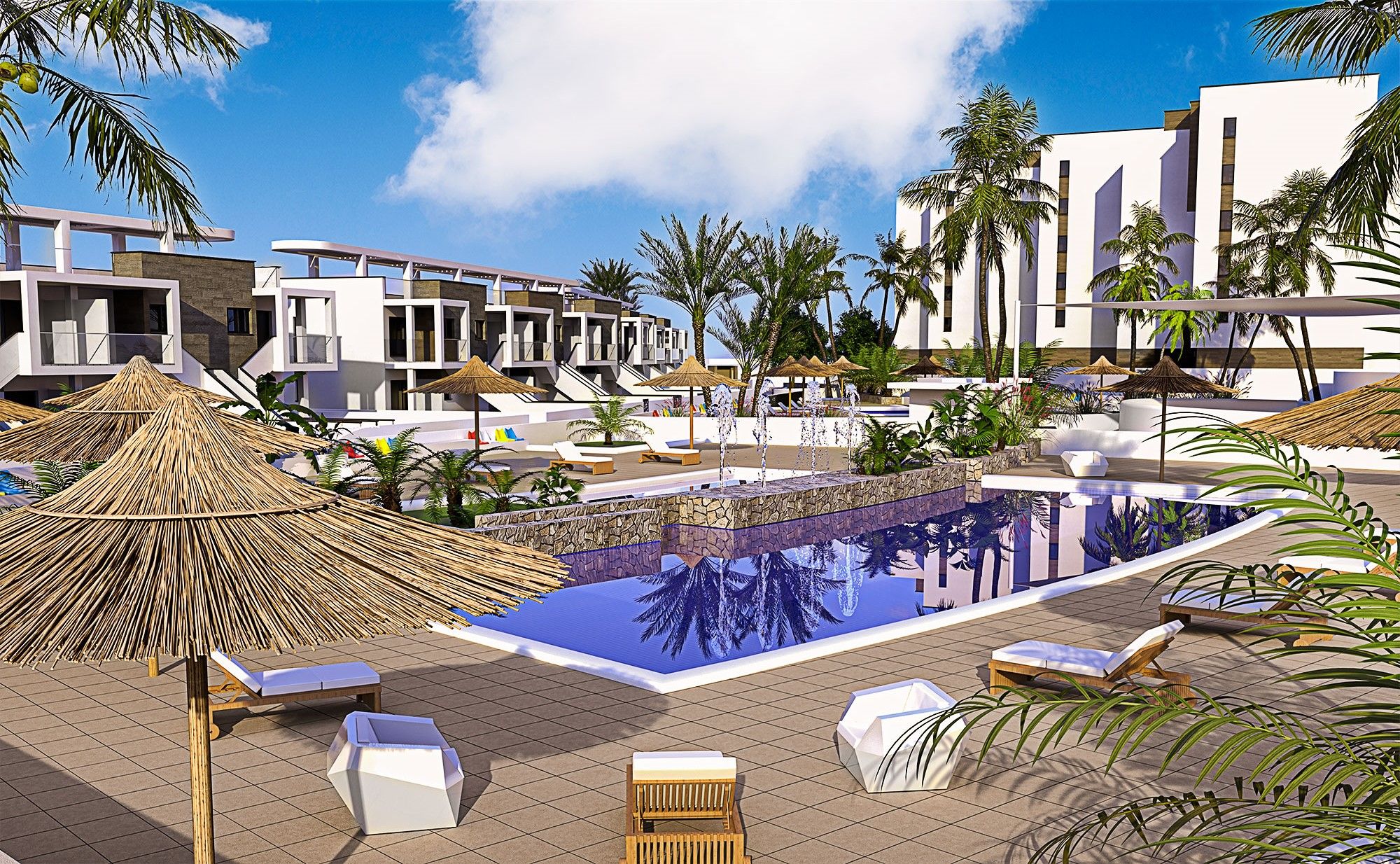 Piscina de Apartament en venda en Pilar de la Horadada amb Aire condicionat, Calefacció i Terrassa